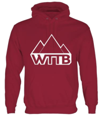 WTTB Burgandy Red Logo Hoodie