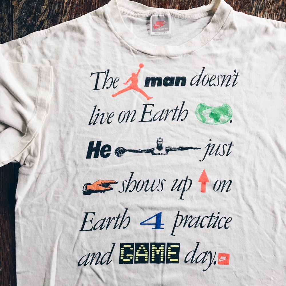 Image of Original Late 80’s Nike Air Jordan Story Tee.