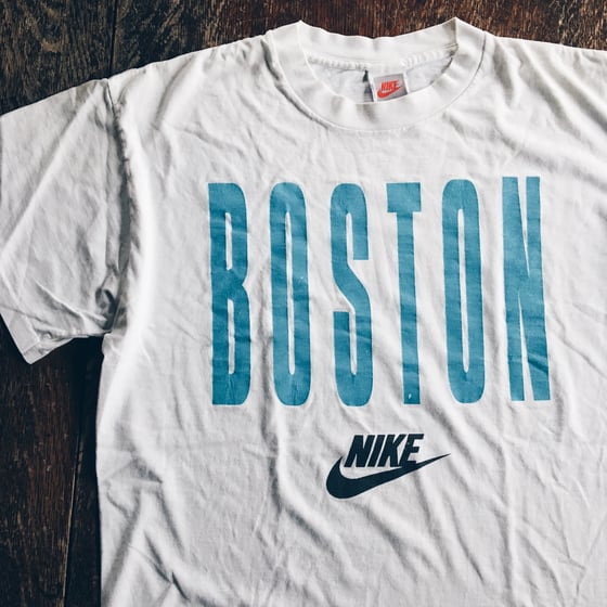 Image of Original Early 90’s Promo Nike Boston Tee.