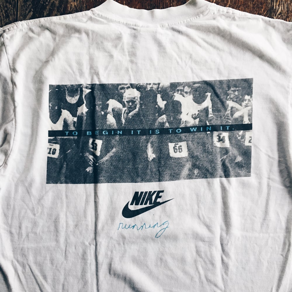 Image of Original Early 90’s Promo Nike Boston Tee.