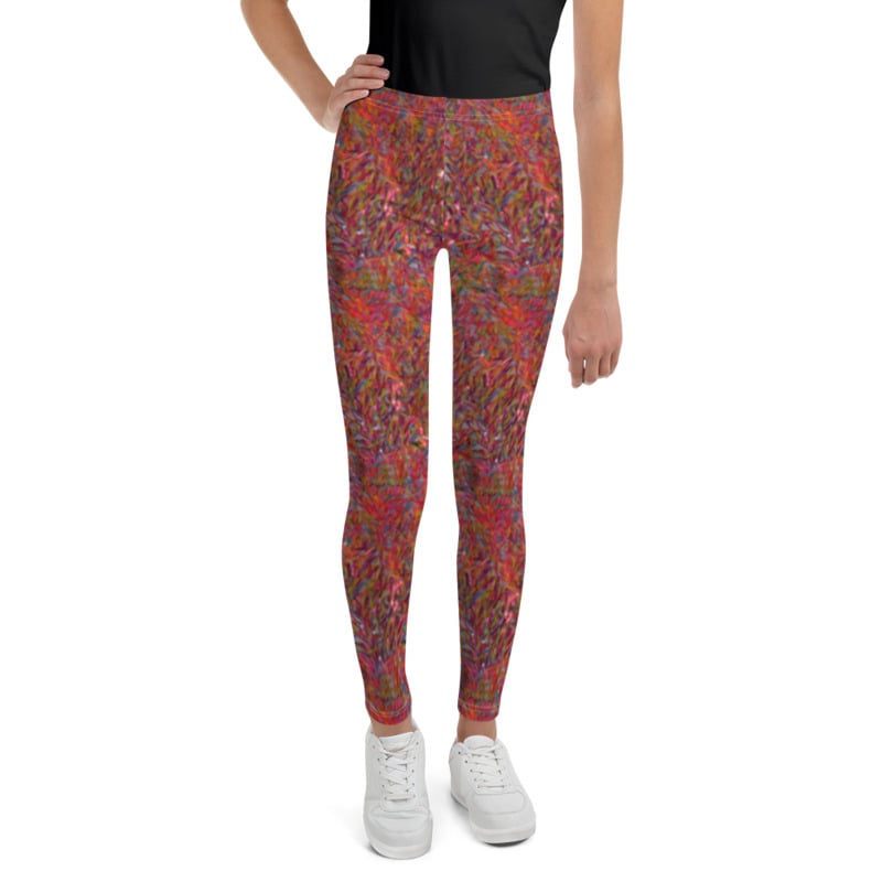 Image of Girl's Party Sequin Yoga Pants