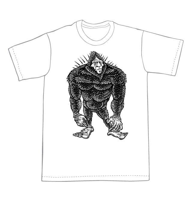 Bigfoot T-shirt  (A1) **FREE SHIPPING**
