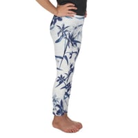 Image 4 of Girl's Lily Flower Yoga Pants