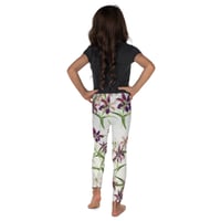 Image 5 of Girl's Lily Flower Yoga Pants