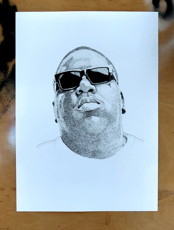 Image of Notorious B.I.G- Silkscreen Print