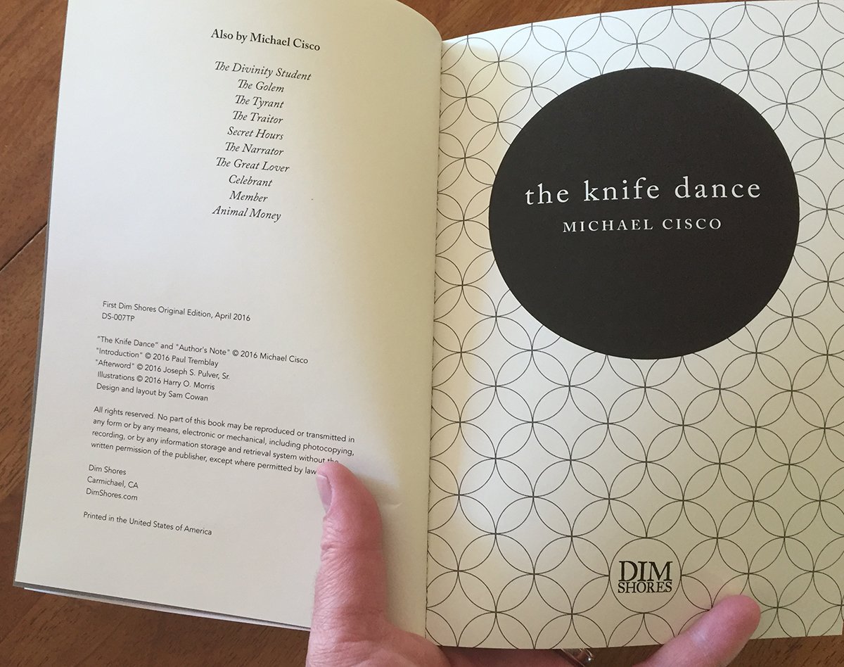 Image of The Knife Dance (Trade Paperback) (Michael Cisco)