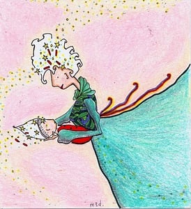 Image of Starry Mum Print