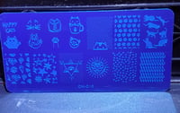 Image 1 of Cats and Stars Metal Stamping Plate