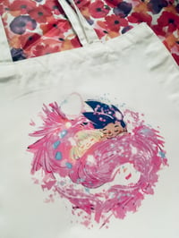 Image 2 of  connected souls - promare tote bag- 