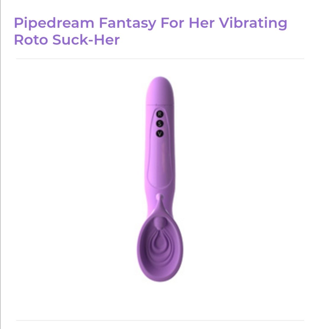 Image of Pipedream Fantasy For Her Vibrating Roto Suck-Her