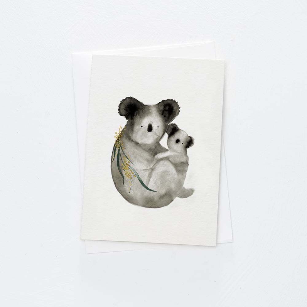 Image of Koala Cuddle Card