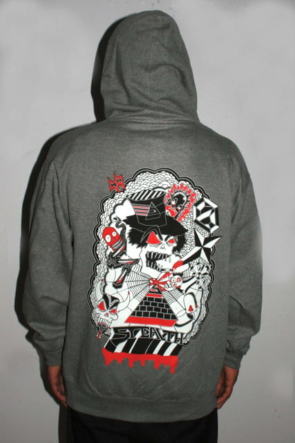 Image of Blood Sweat Smoke Hoodie Static Grey