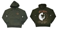 OLIVE GREEN "PITBULL" HOODIE