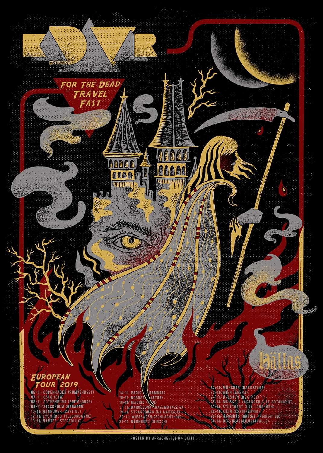 KADAVAR (tour poster 2019 ) 