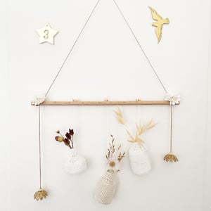 Image of "JARDIN IMAGINAIRE" mobile mini vases