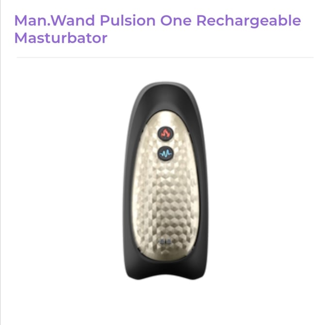Image of Man Wand Pulsion Rechargeable Masturbator