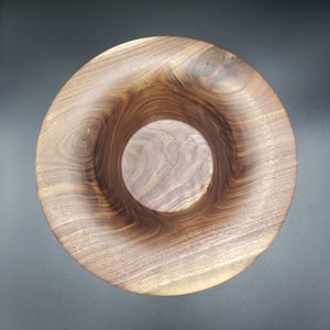 Image of Deep Black Walnut "Flower" Bowl