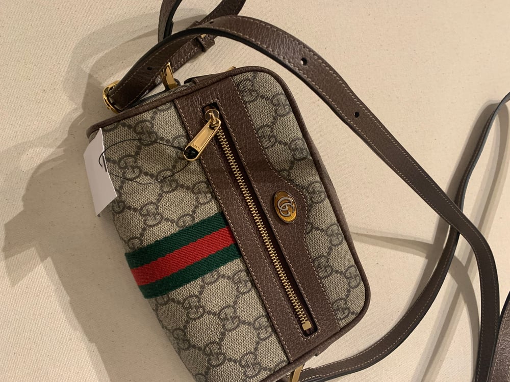 Image of GUCCI MONOGRAM MINI CROSSBODY