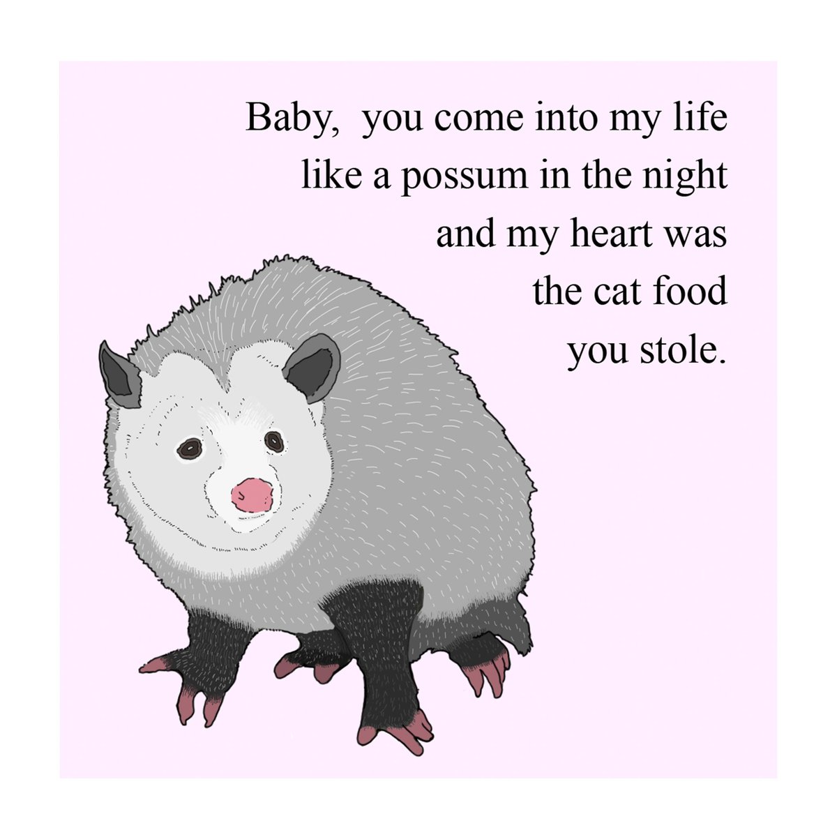 Image of Possum Love Print