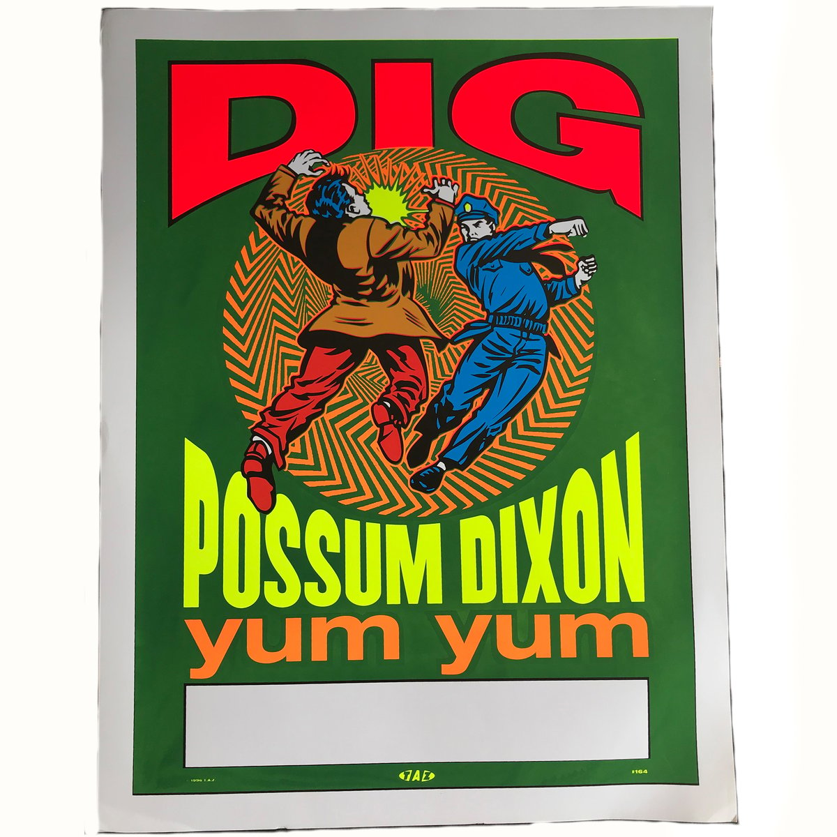 Image of official - dig - "cop" promo poster / tour promo poster