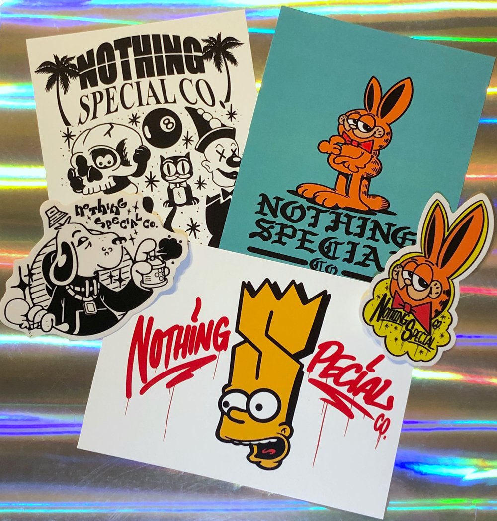 Image of  Nothing Special co print/ sticker pack 