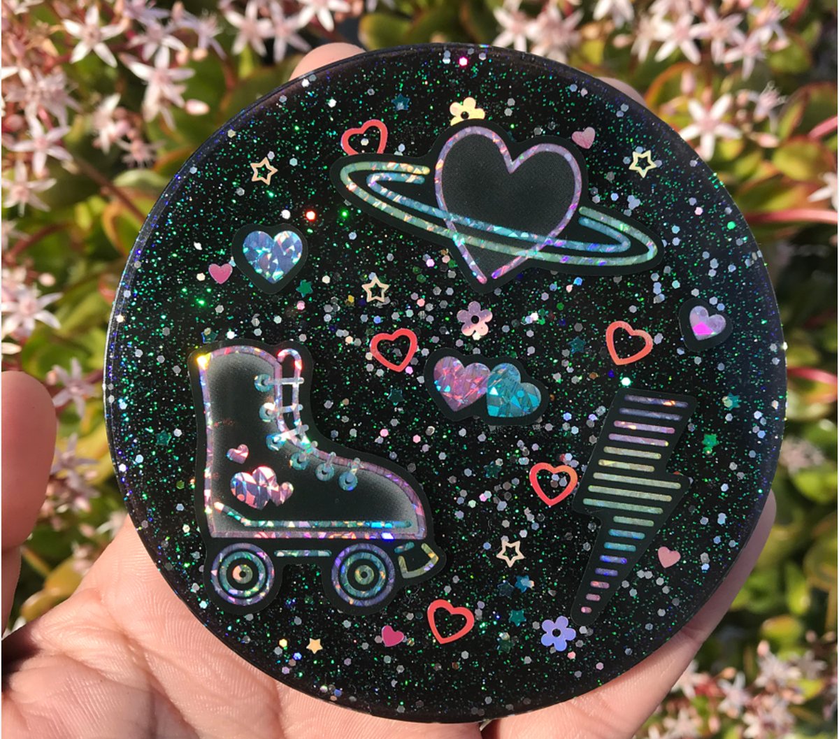 Image of Neon Valentine Coasters 