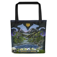 Dances With Waves Tote Bag