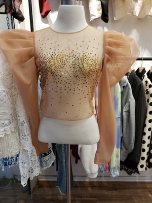 Image of Bombshell Rhinestone Blouse 