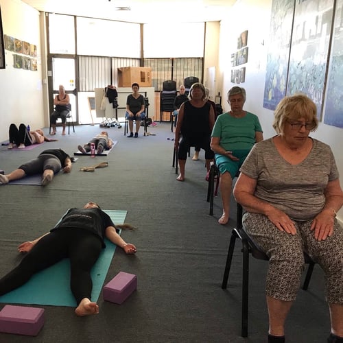 Image of Mat & Chair Yoga: a day workshop for teachers