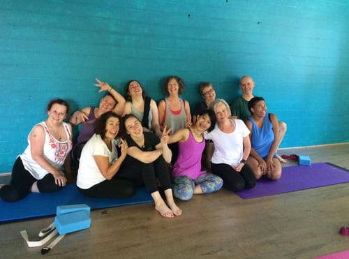 Image of Corporate yoga class