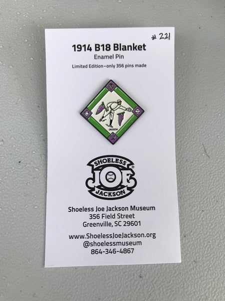 Image of B18 Blanket Enamel Pin