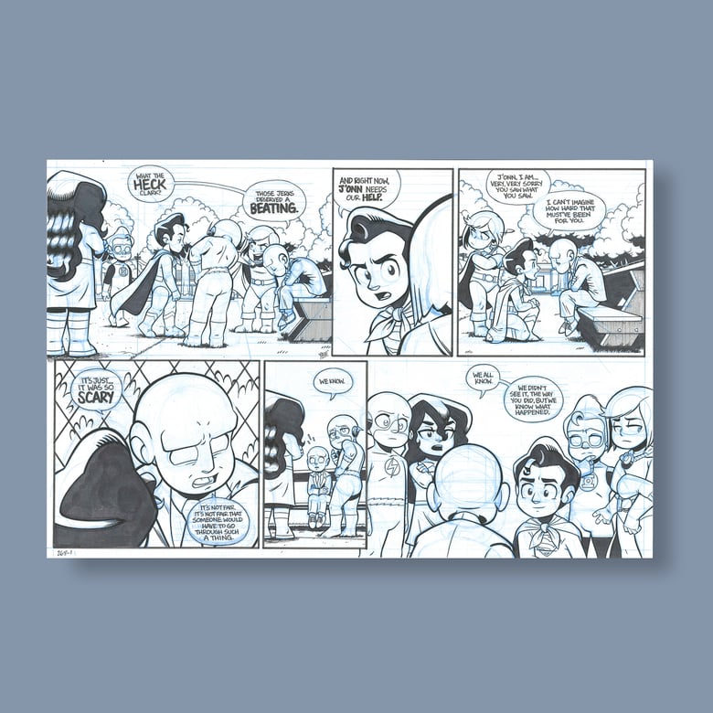 Image of *NEW* JL8 #268, p.1 Original Art
