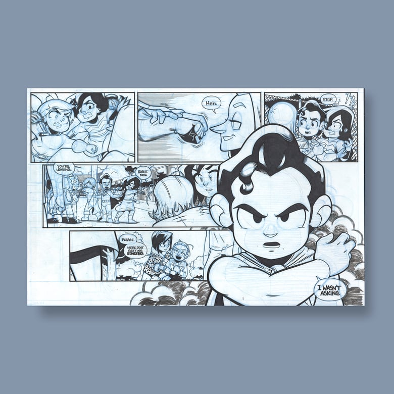 Image of *NEW* JL8 #267, p.1 Original Art