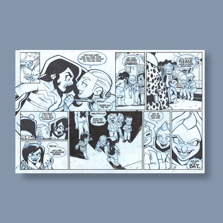 Image of *NEW* JL8 #266, p.1 Original Art