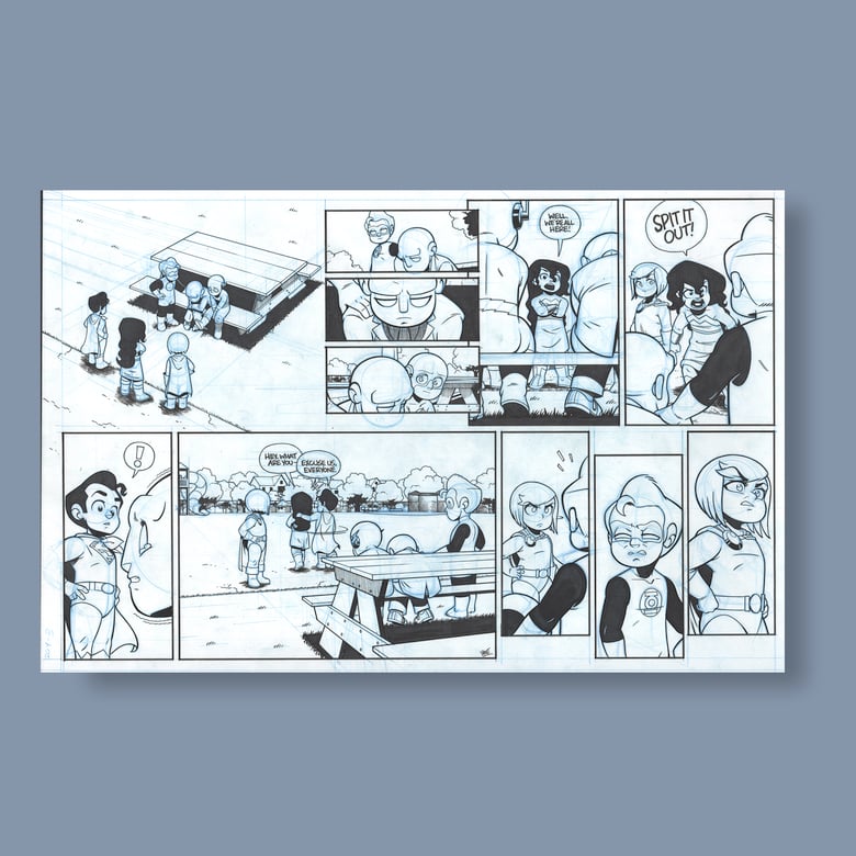 Image of *NEW* JL8 #264, p.3 Original Art