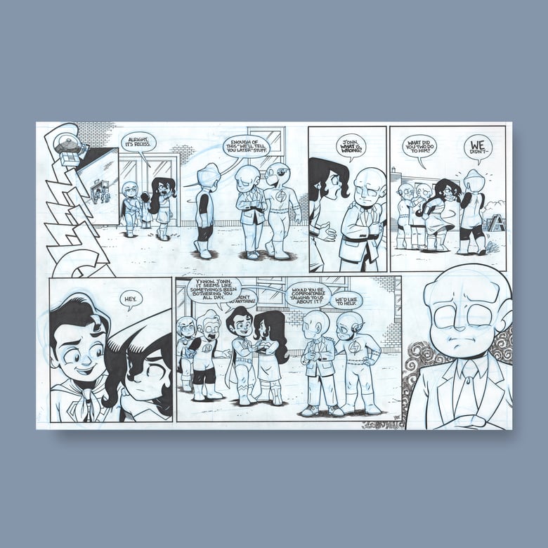 Image of *NEW* JL8 #264, p.1 Original Art