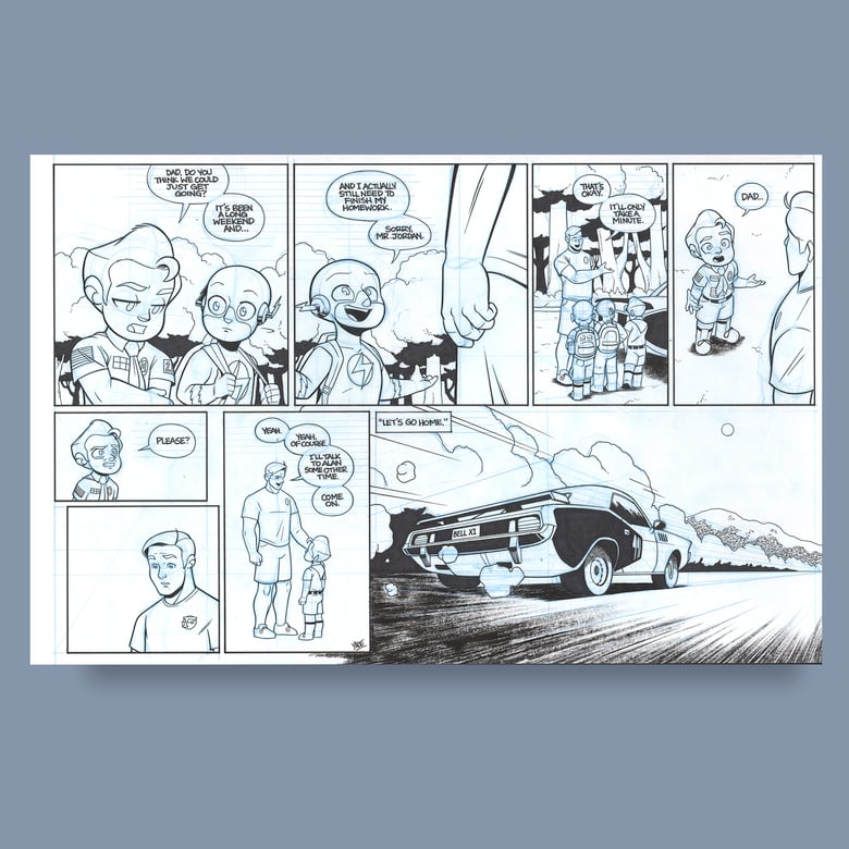 Image of *NEW* JL8 #255, p.2 Original Art