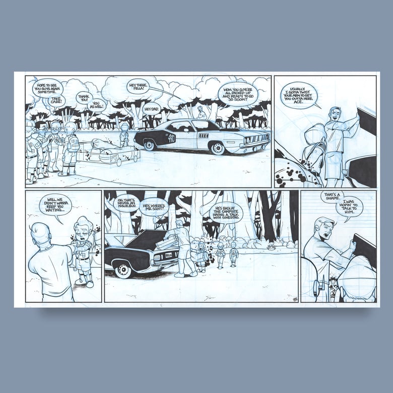 Image of *NEW* JL8 #255, p.1 Original Art