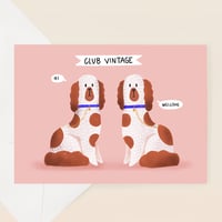 Image 1 of Ceramic Dogs Card