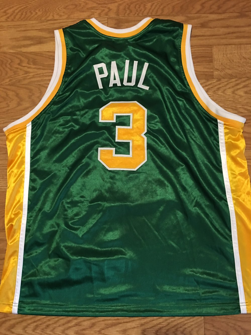 Chris Paul 3 West Forsyth High School Yellow Basketball Jersey 61