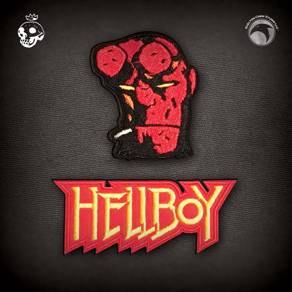 Image of Hellboy/B.P.R.D.: Hellboy & Logo Patch Set! FREE U.S. SHIPPING!