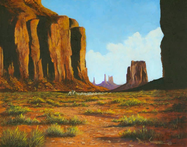 Image of " Navajo Land "  (16"x 20" giclee print)
