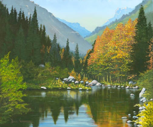 Image of " Sierra Reflections" (16"x 20" giclee print)