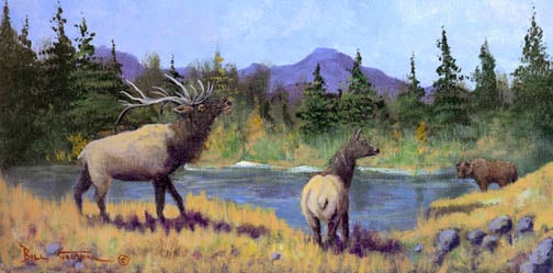 Image of "Uninvited Guest" ( 9"x 15" giclee print)