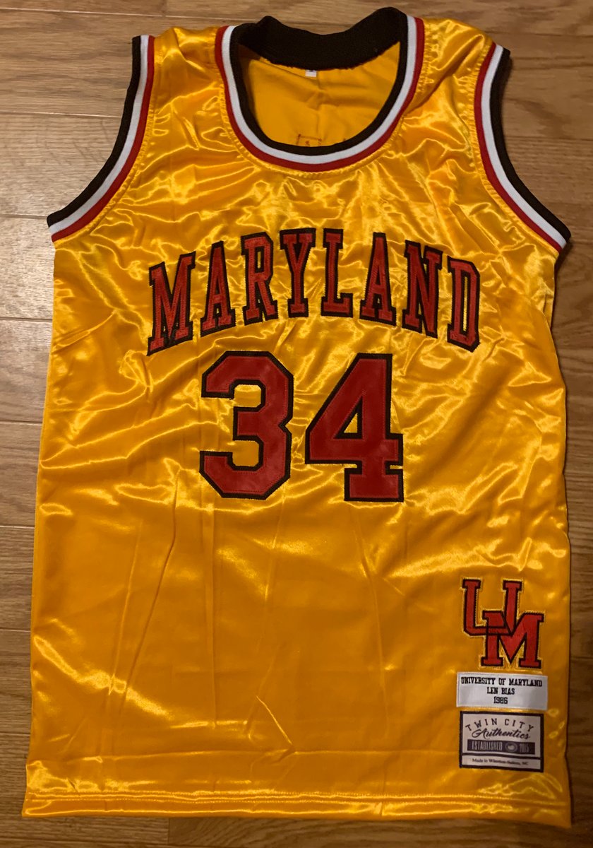 Len Bias 34 Maryland Terrapins Movie Basketball Jersey- LIMITED EDITION