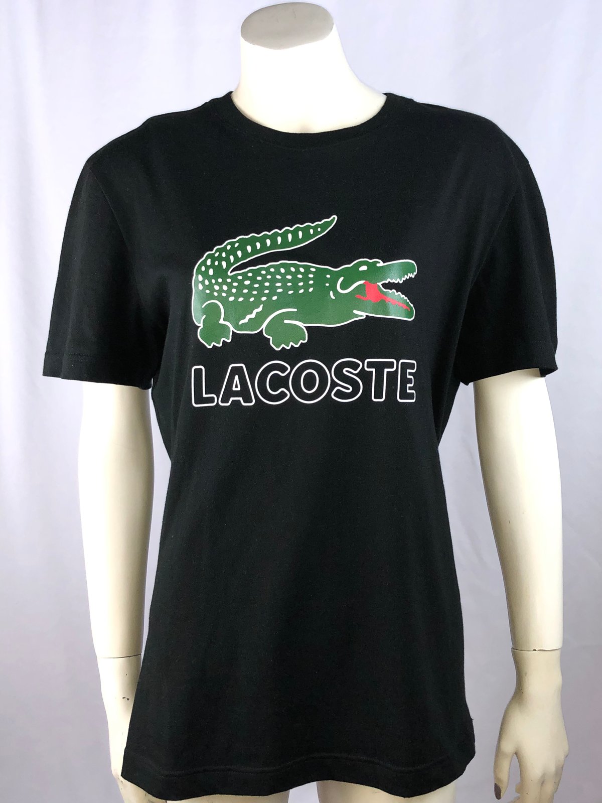 lacoste large logo
