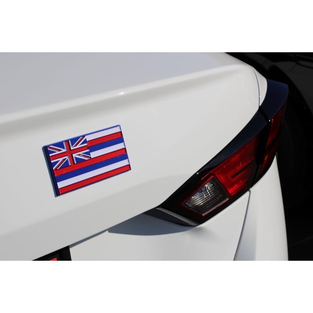 Image of Hawaiian Flag Emblem/ Icon