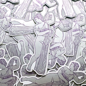 Venus Callipyge Metallic Sticker
