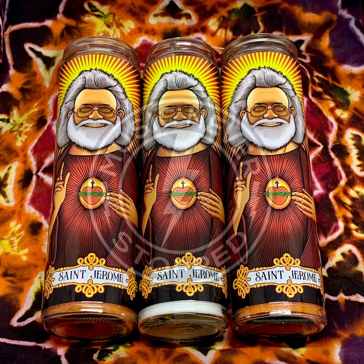 Saint Jerome & Saint Bob Prayer Candles! 