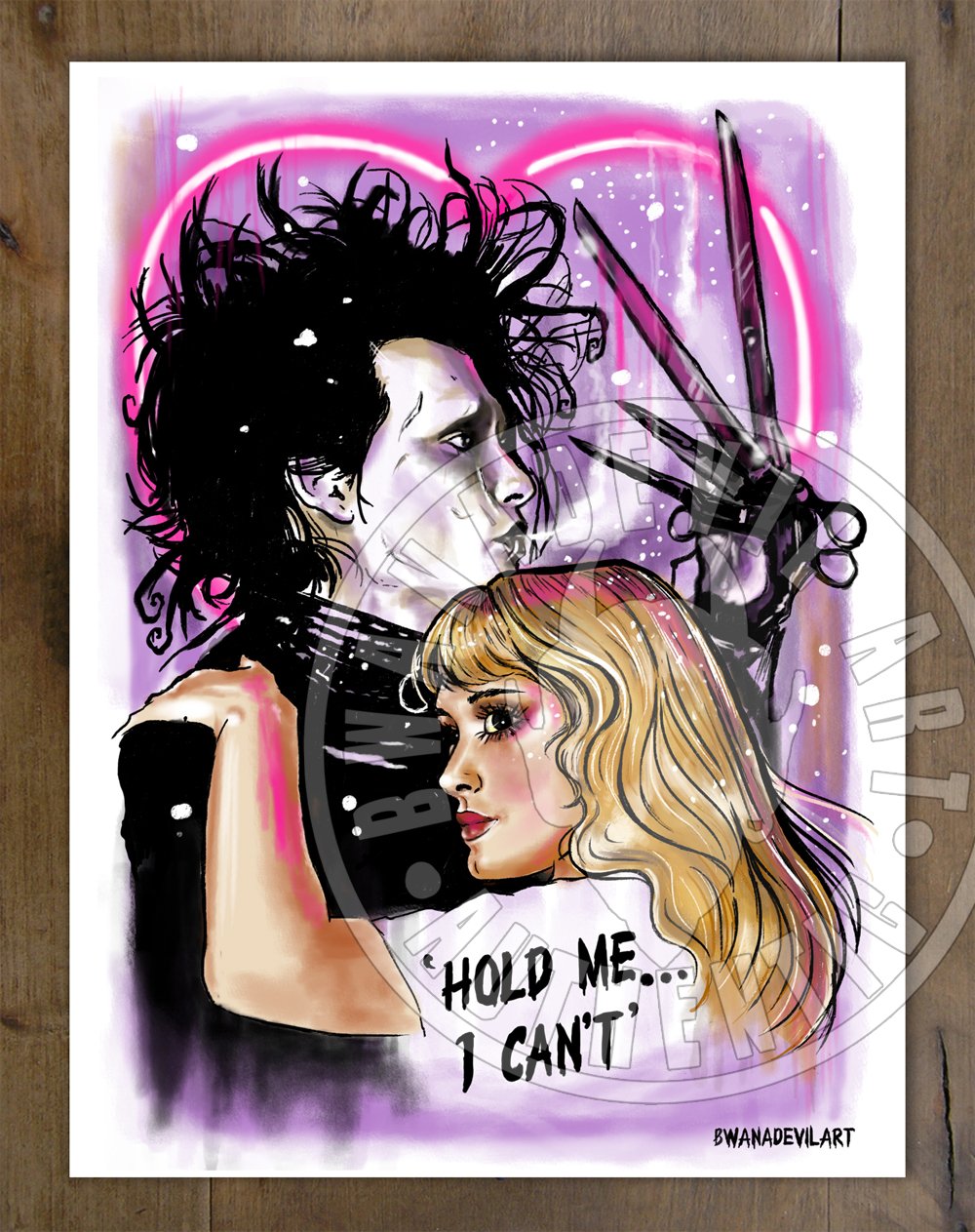 Image of Edward and Kim (Hold me...) Download print 